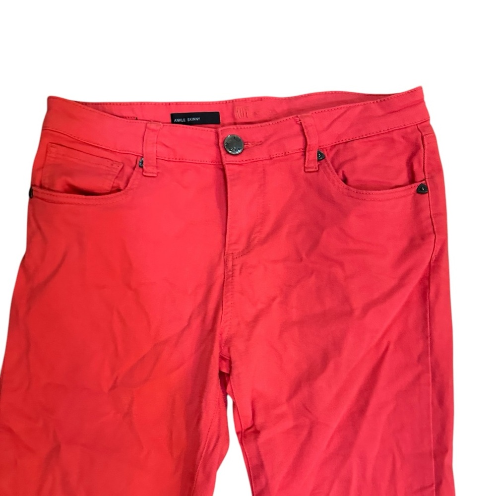 Kut from the Kloth Women's Dayna‎ Ankle Skinny Jeans Size 8 Pink - Picture 2 of 12